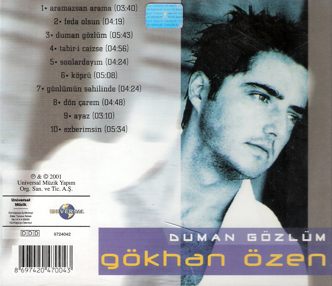 دانلود آلبوم Gokhan Ozen بنام Duman Gozlum